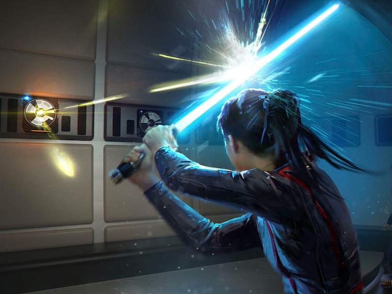 Disney lanza su sable láser real como los que usan los Jedi