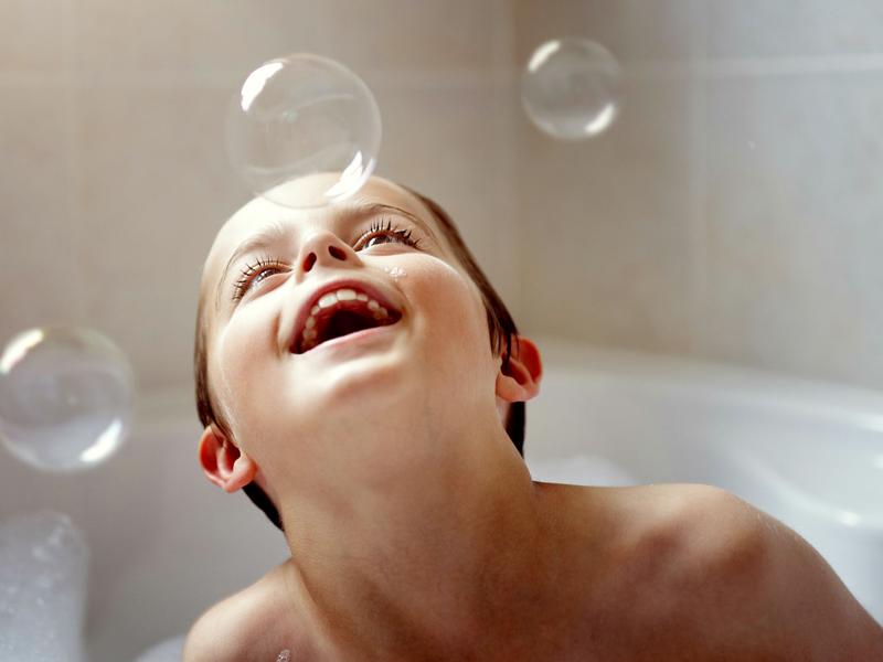 Burbujas de baño para aliviar la nariz tapada
