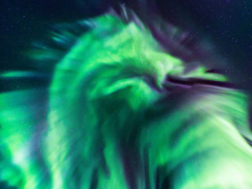 NASA publica la impresionante imagen de un 'dragón polar'. Foto: NASA