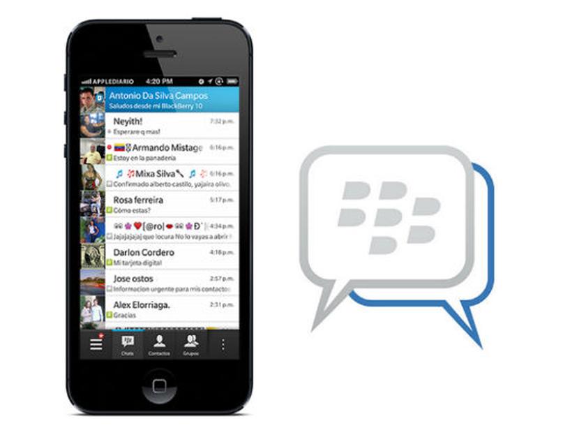 BlackBerry Messenger para iphone