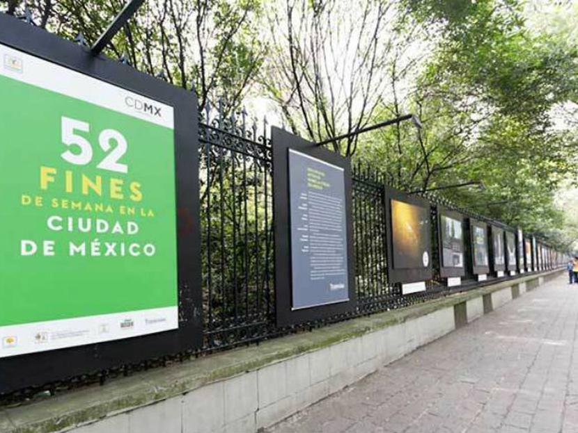 Exposición 52 fines de semana en la Ciudad de México