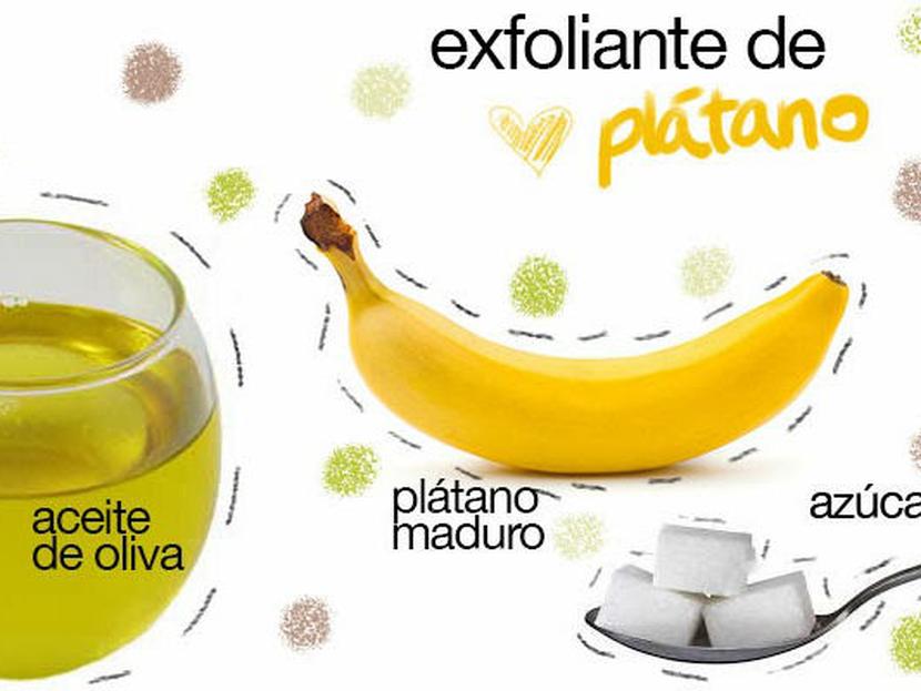 Exfoliante de plátano