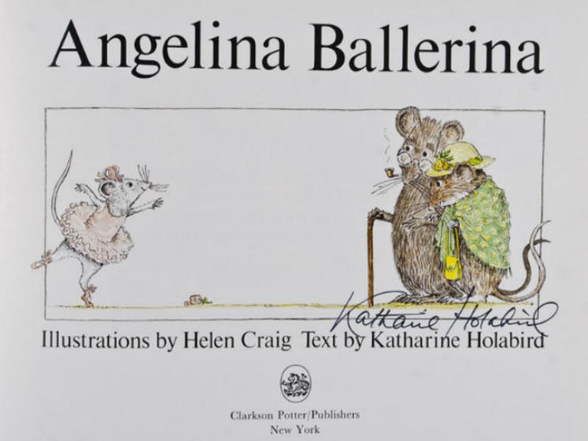 “Angelina Bailarina” de Katherine Holabird  