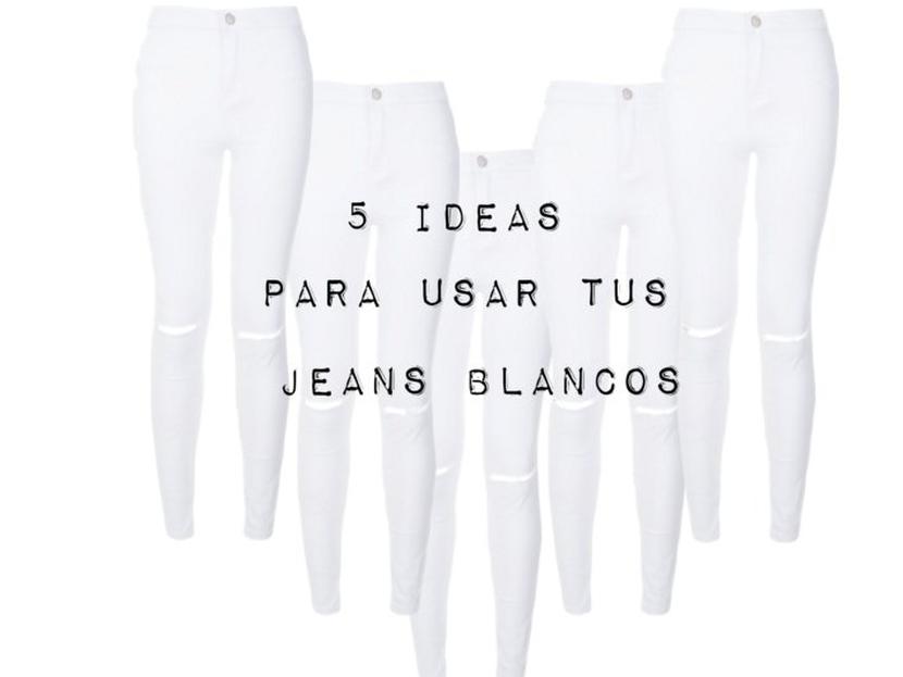 Tus jeans blancos se volverán tu nueva pieza clave en tu clóset