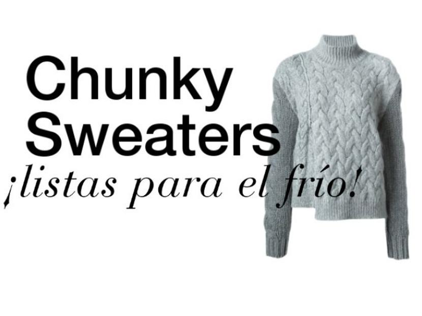 Chunky sweaters que debes usar esta temporafda