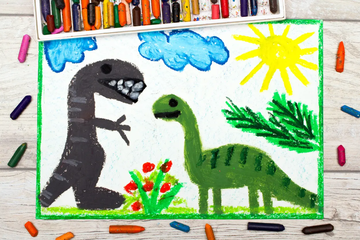 El gusto por los dinosaurios ayuda a estimular su creatividad
