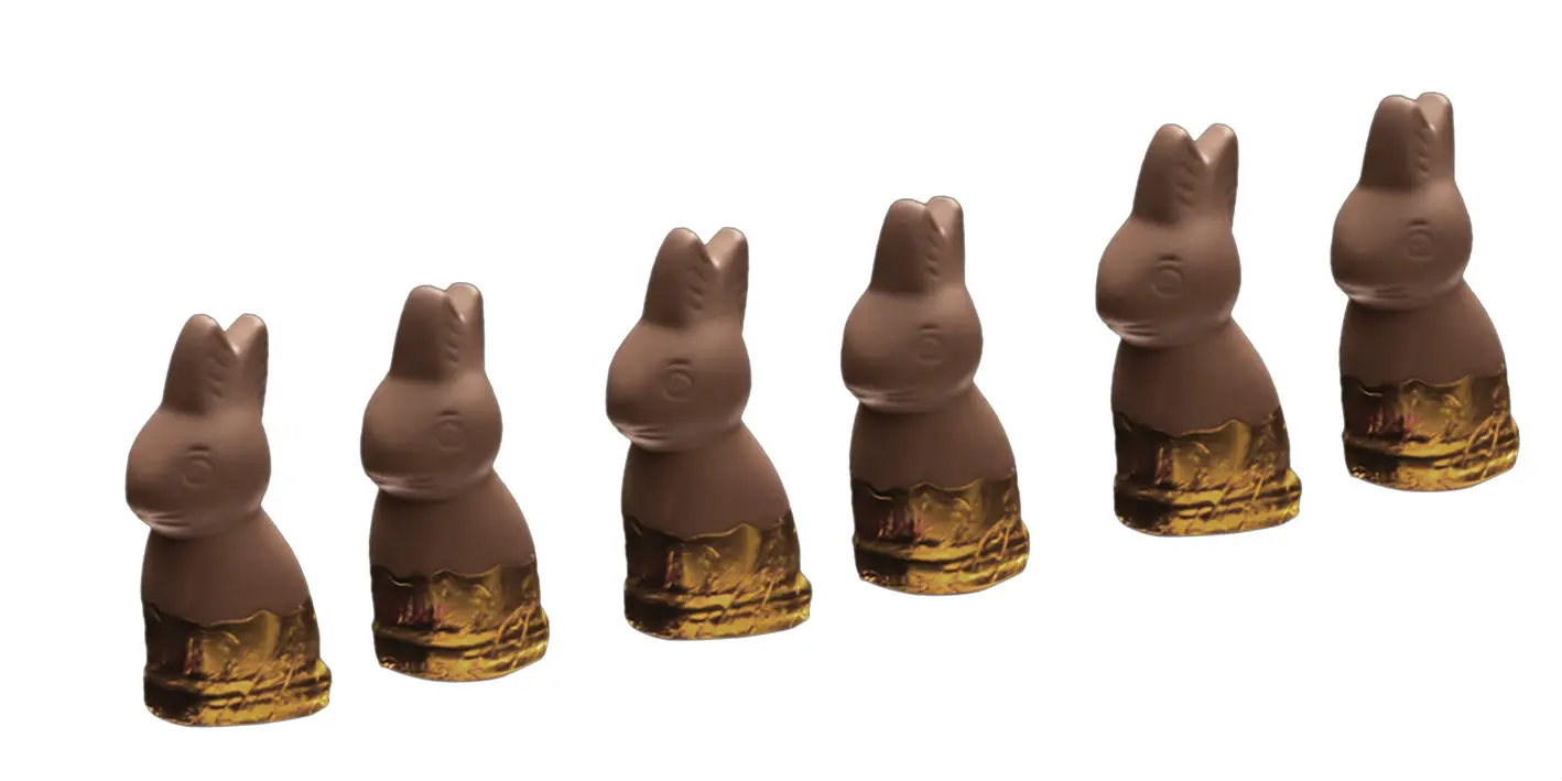 Conejos de chocolate