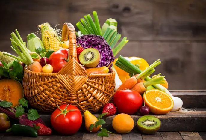 Integra frutas y verduras en tu dieta