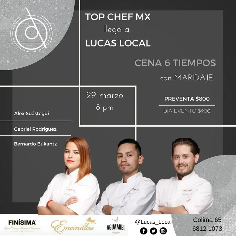 cena top chef mx