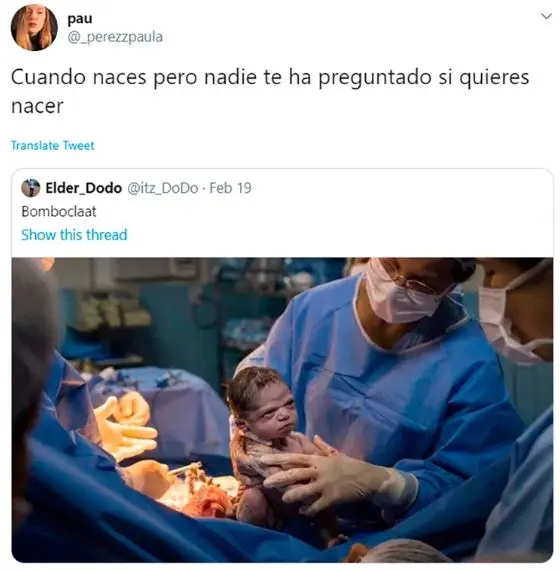 Meme bebé isa. Foto: *Twitter @_perezzpaula