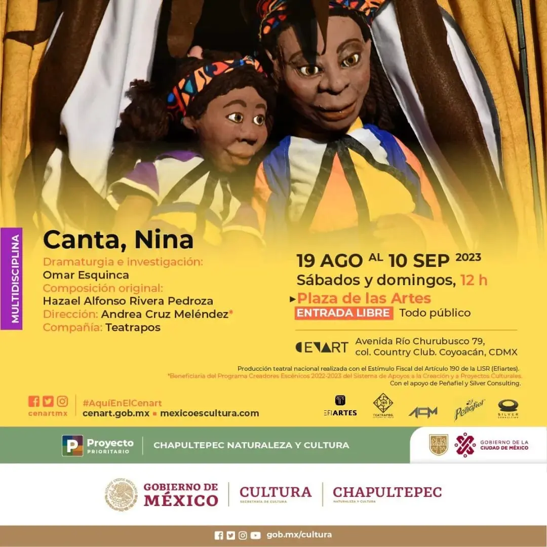 Poster de Canta Nina obra de teatro