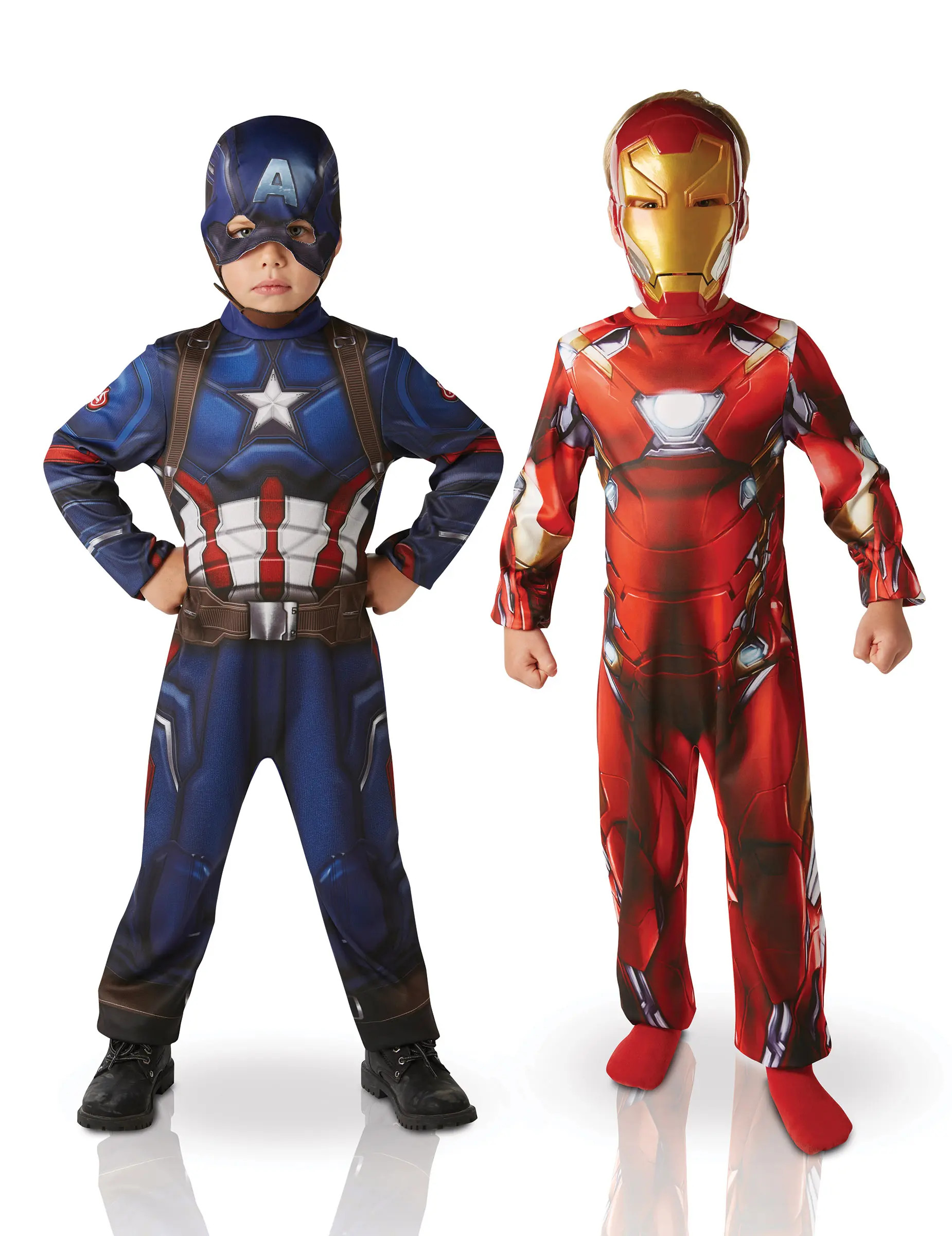 Ironman y Capitán América